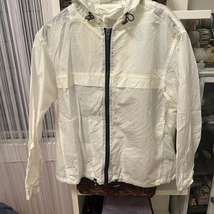 Blank NYC Off-White Hooded Jacket